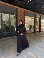 Essential Ferace üç boyutlu kol siyah