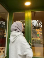 Kapüşonlu Sweat Elbise — ABAYACI
