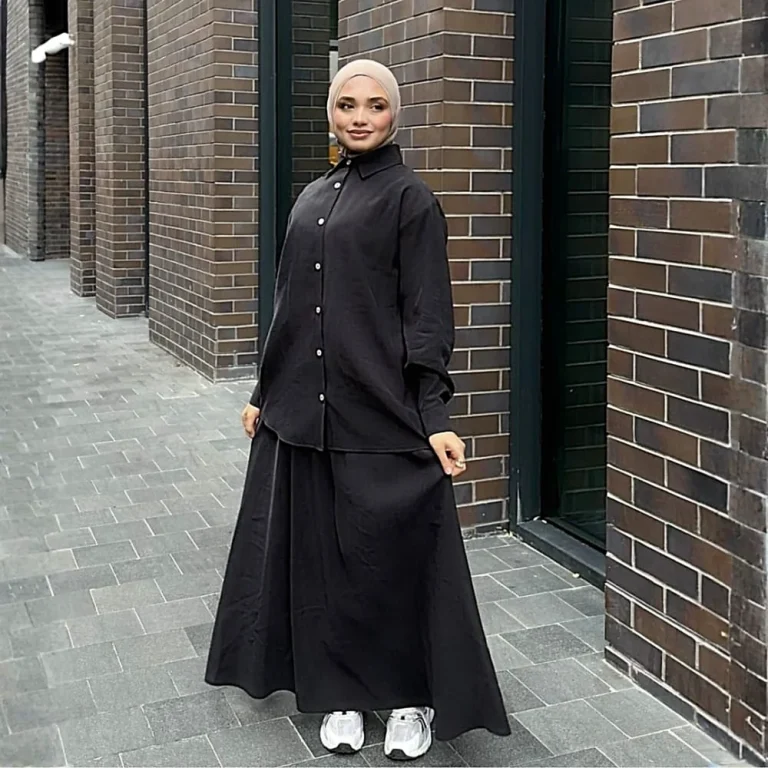 Modal Takım Gömlek ve Etek — ABAYACI