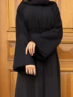 Sündüs Ferace Siyah Dantel — ABAYACI
